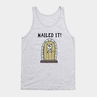 Nailed It! 95 theses from Martin Luther, black text Tank Top